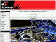 Tablet Screenshot of dr-mustang.com